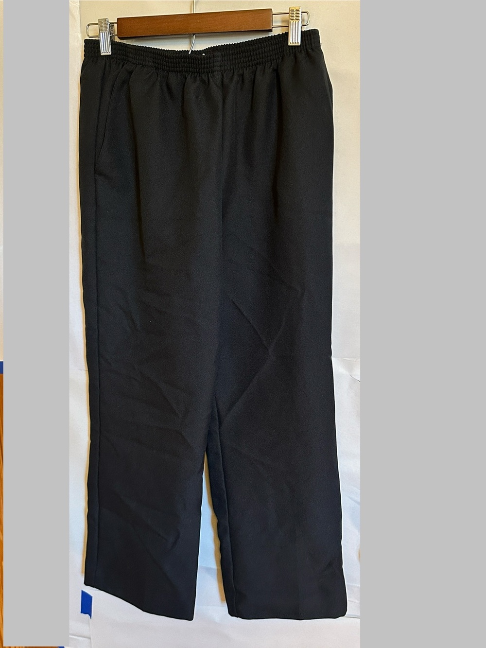 Women’s pants - Alfred Dunner petite pants - black pants size 10p elastic waist